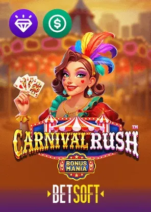 Carnival Rush pokie by Betsoft at Popmolly