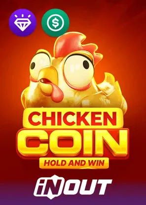 Chicken Coin pokie by InOut at Popmolly