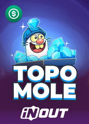 topo mole pokie by InOut at Popmolly